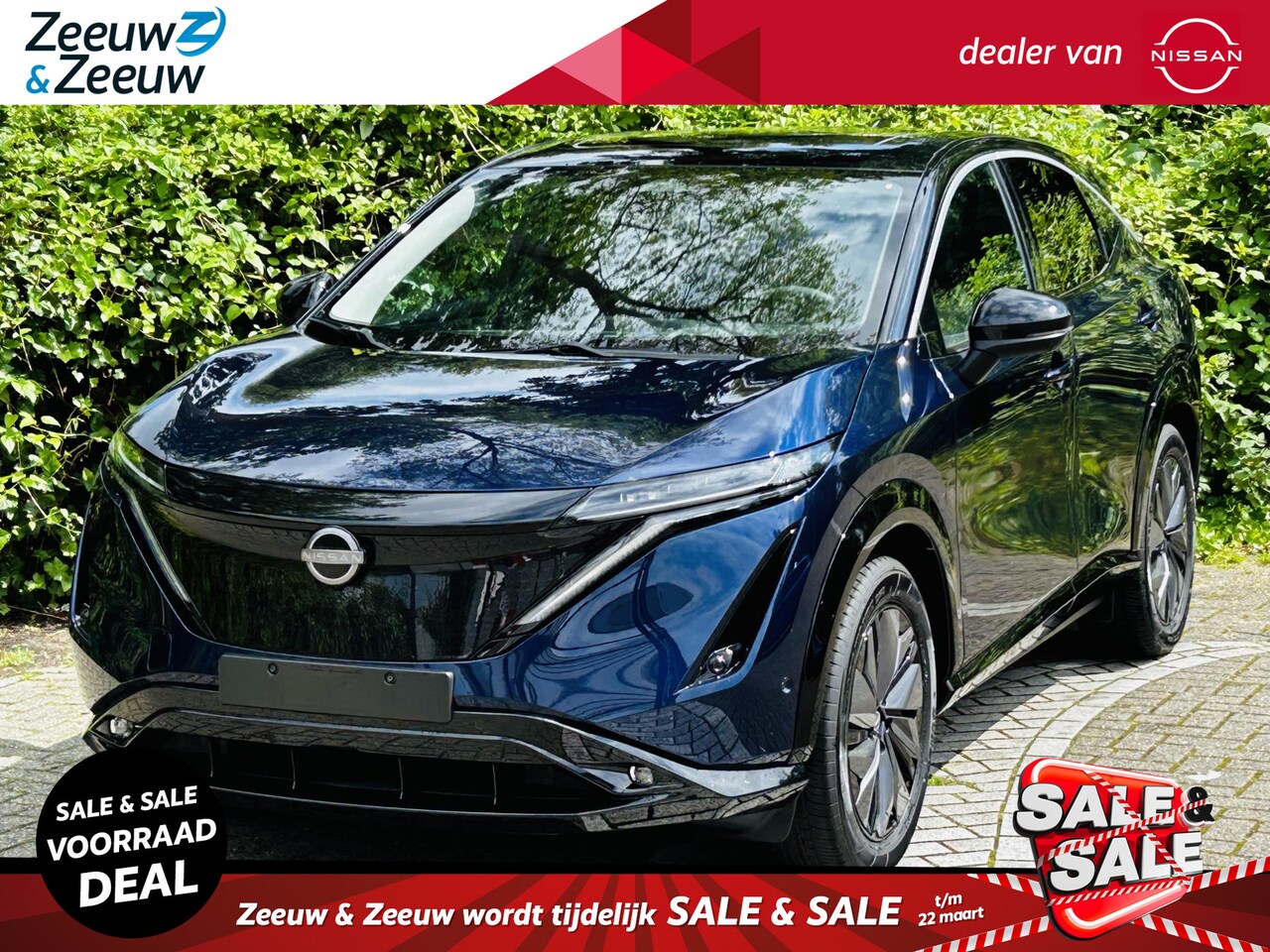 Nissan Ariya - Advantage Edition Plus 91 kWh AUTOMAAT | €2950,- Z&Z subsidie! | Navigatie, Apple Carplay - AutoWereld.nl