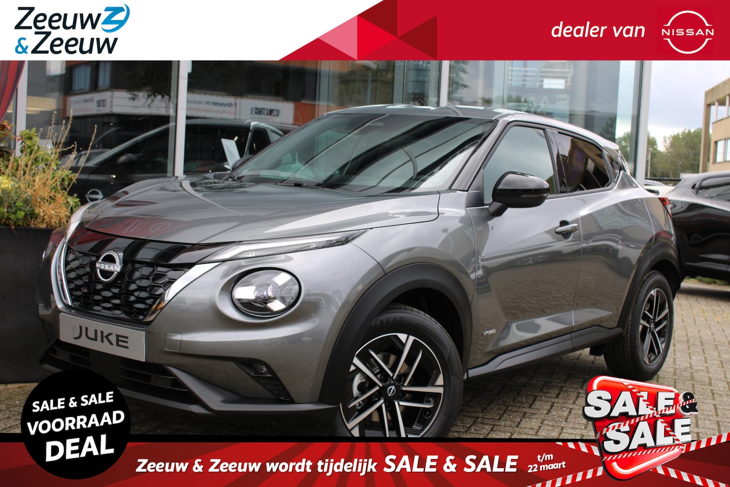 Nissan Juke - 1.6 Hybrid N-Connecta 143PK AUTOMAAT | € 7.000-- Korting! | Achteruitrijcamera | Parkeerse - AutoWereld.nl