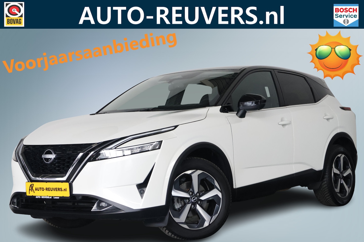 Nissan Qashqai - 1.3 MHEV Xtronic N-Connecta / LED / ACC / CarPlay / Cam / Navi / HUD - AutoWereld.nl