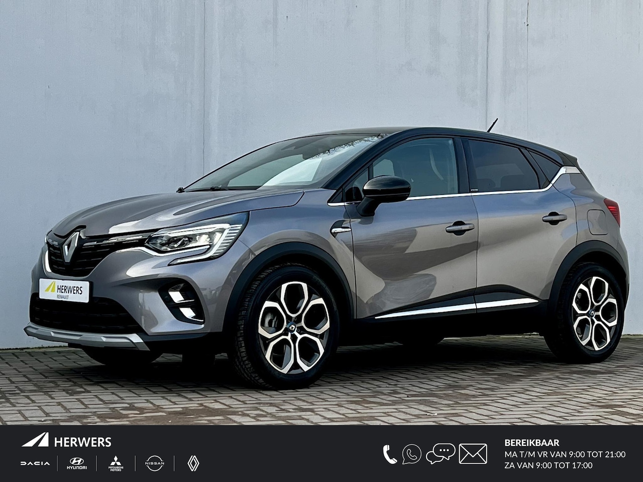 Renault Captur - 1.6 E-Tech Plug-in Hybrid 160 Intens / Dealer onderhouden / Navigatie / Apple Carplay Andr - AutoWereld.nl