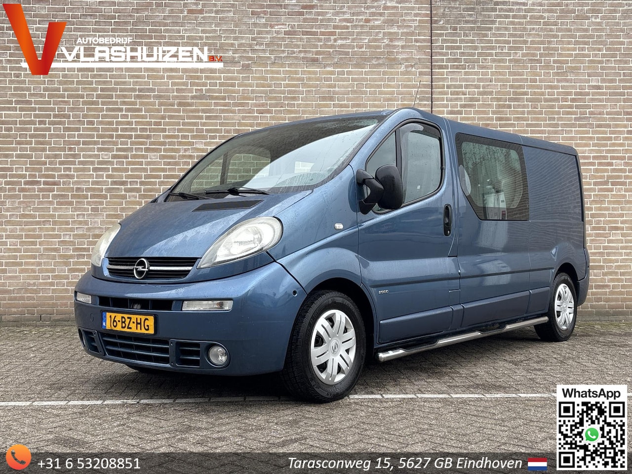 Opel Vivaro - 2.5 CDTI L2H1DC Cosmo | € 4.850,- NETTO! | Dubbel Cabine 5P. | Airco | Trekhaak | - AutoWereld.nl