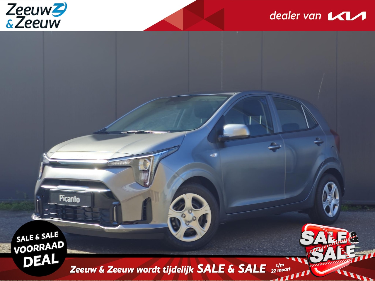 Kia Picanto - 1.0 DPI DynamicLine PRIVATE LEASE NU VANAF 299.- PER MAAND |Nieuw te bestellen | Aircondit - AutoWereld.nl