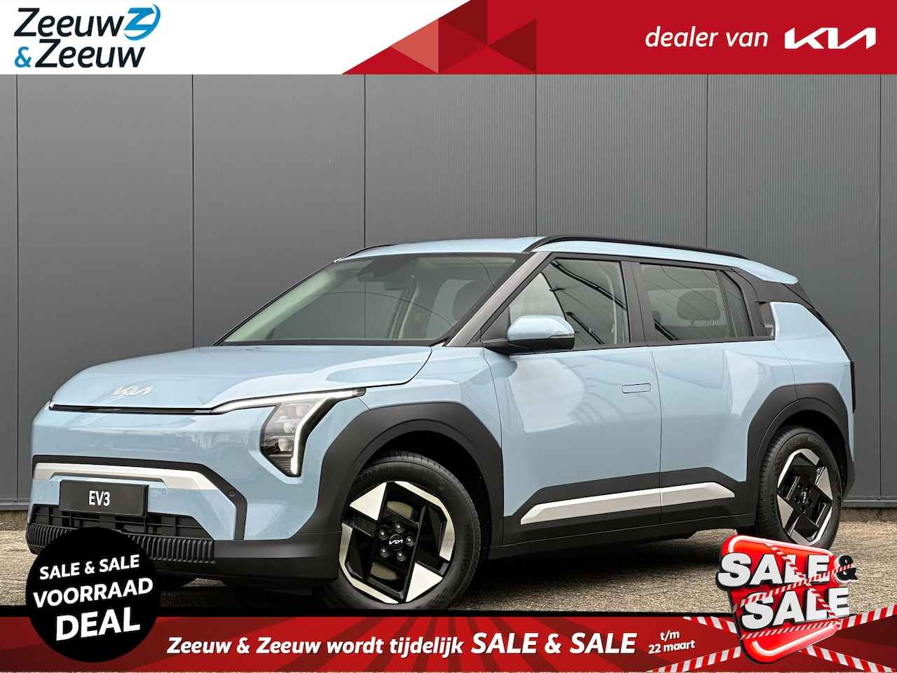 Kia EV3 - Air 58.3 kWh | *Voorraadauto Direct leverbaar* | *€3.000,- Korting* | 429KM WLTP | Navi | - AutoWereld.nl