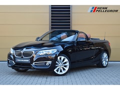 BMW 2-serie Cabrio - 220i High Executive * Luxury line * Leder * Achteruitrijcamera * Keyless entry * Navigatie