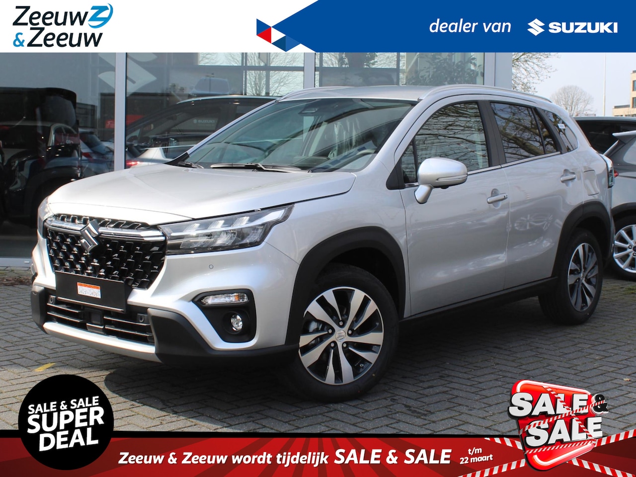 Suzuki S-Cross - 1.5 Hybrid Style Smart + €500 SALE & SALE INRUILVOORDEEL | Meerdere kleuren in bestelling* - AutoWereld.nl