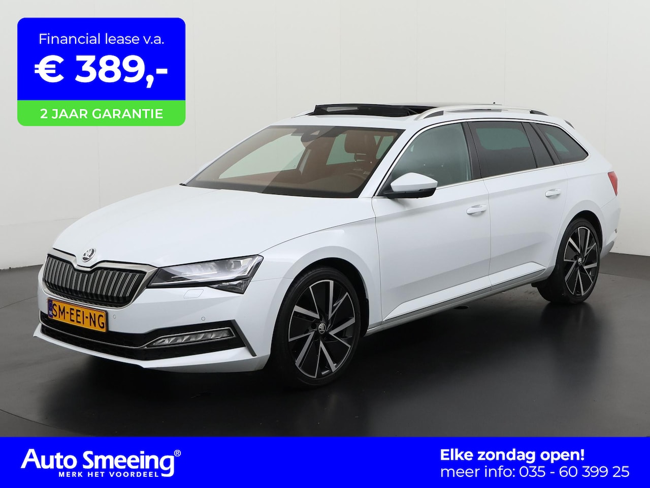 Skoda Superb Combi - 1.4 TSI iV Laurin & Klement | Panoramadak | Trekhaak | Leder | 360 Camera | Zondag Open! - AutoWereld.nl