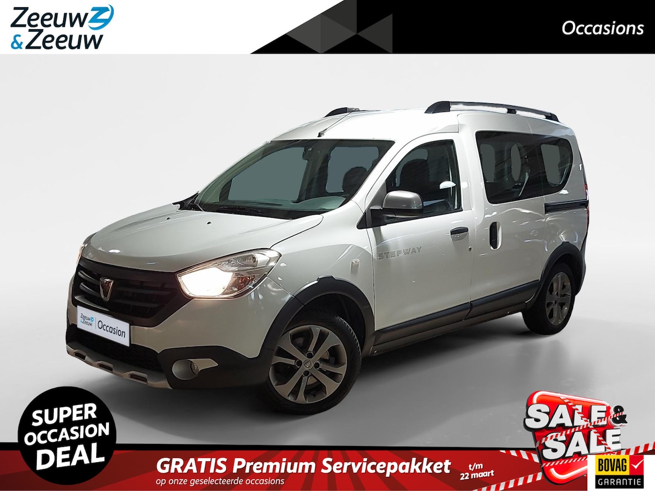 Dacia Dokker - 1.2 TCe Stepway | Parkeersensoren achter | Dubbelcabine | Dubbele schuifdeuren | Navigatie - AutoWereld.nl