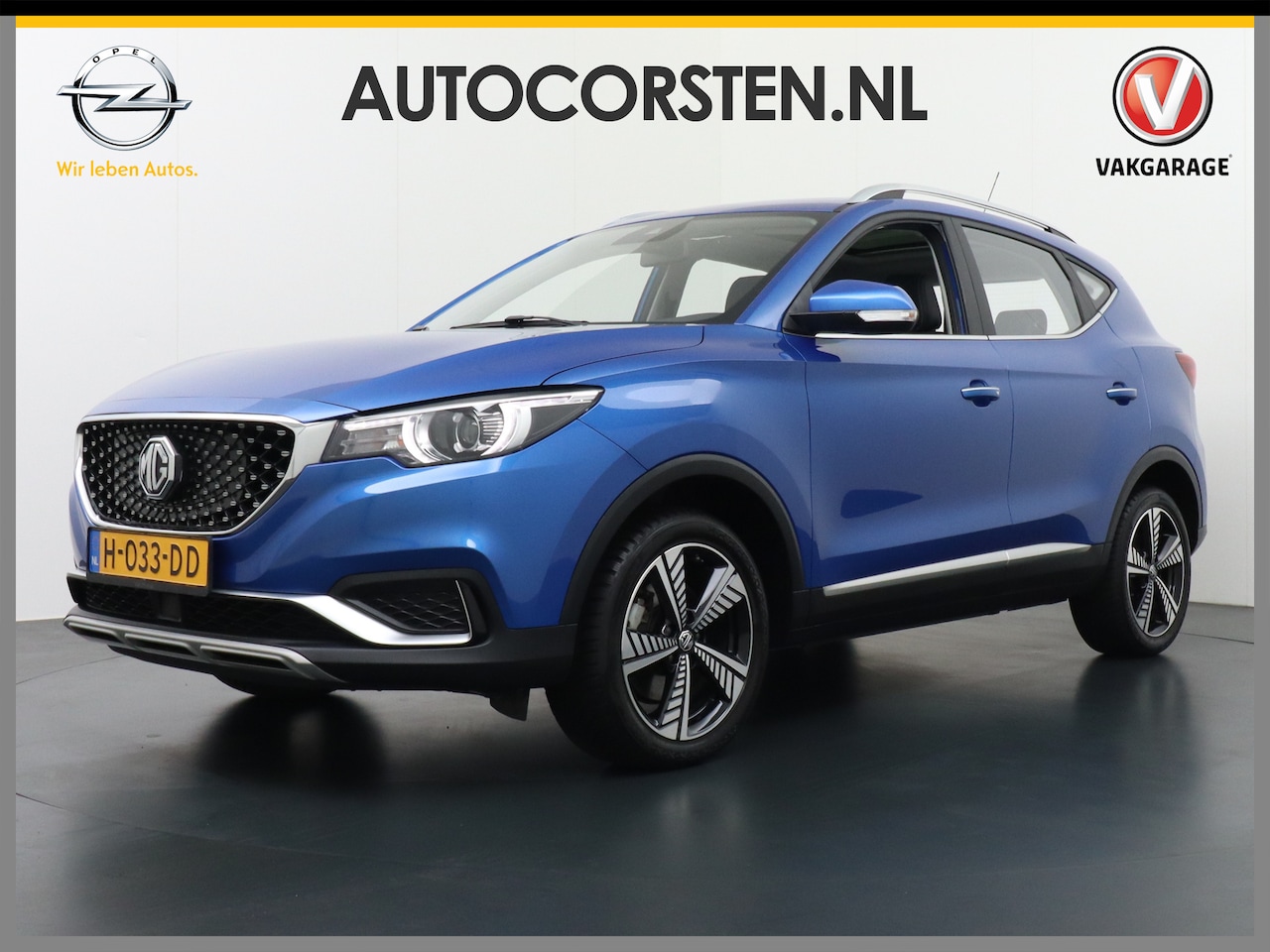 MG ZS - EV Luxury 45 kWh AUT. Leder Pano-dak Adaptive-Cruise Apple Carplay Android 17" Navi Camera - AutoWereld.nl