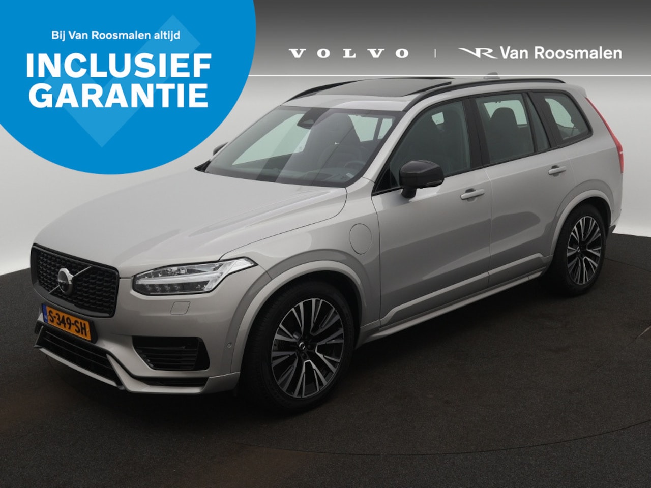 Volvo XC90 - 2.0 T8 AWD Ultra Dark | Luchtvering | B&W | gelaagd glas - AutoWereld.nl