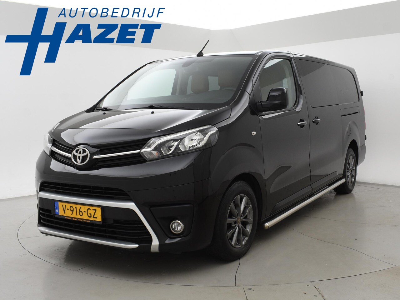 Toyota ProAce Worker - 2.0 D-4D 6-PERS DUBBEL CABINE + LEDER | 2 SCHUIFDEUREN | STOELVERW | TREKHAAK 2500 KG - AutoWereld.nl