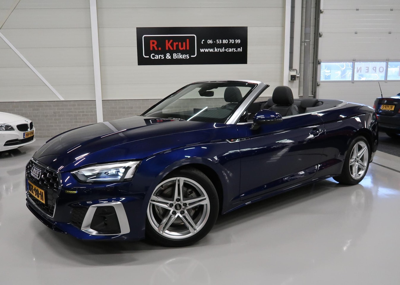 Audi A5 Cabriolet - 35 TFSI S edition 2x S Line Leer/Alcantara Nekverwarming Massage Navigatie Virtueel 360 Ca - AutoWereld.nl