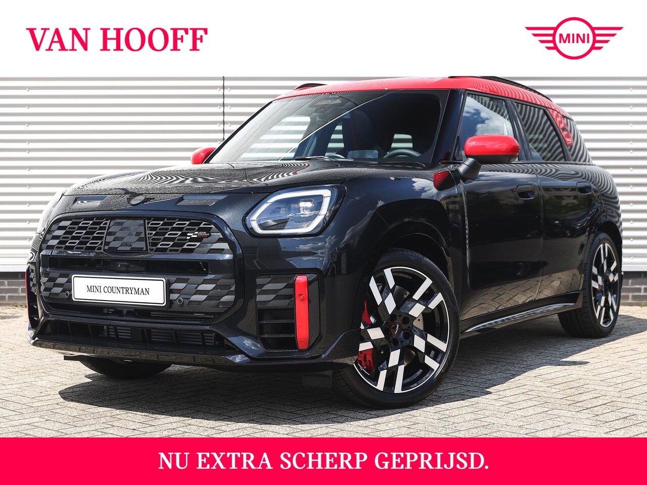 MINI Countryman - JCW ALL4 Automaat / Pakket XL / 20" John Cooper Works Flag Spoke 2-tone - AutoWereld.nl