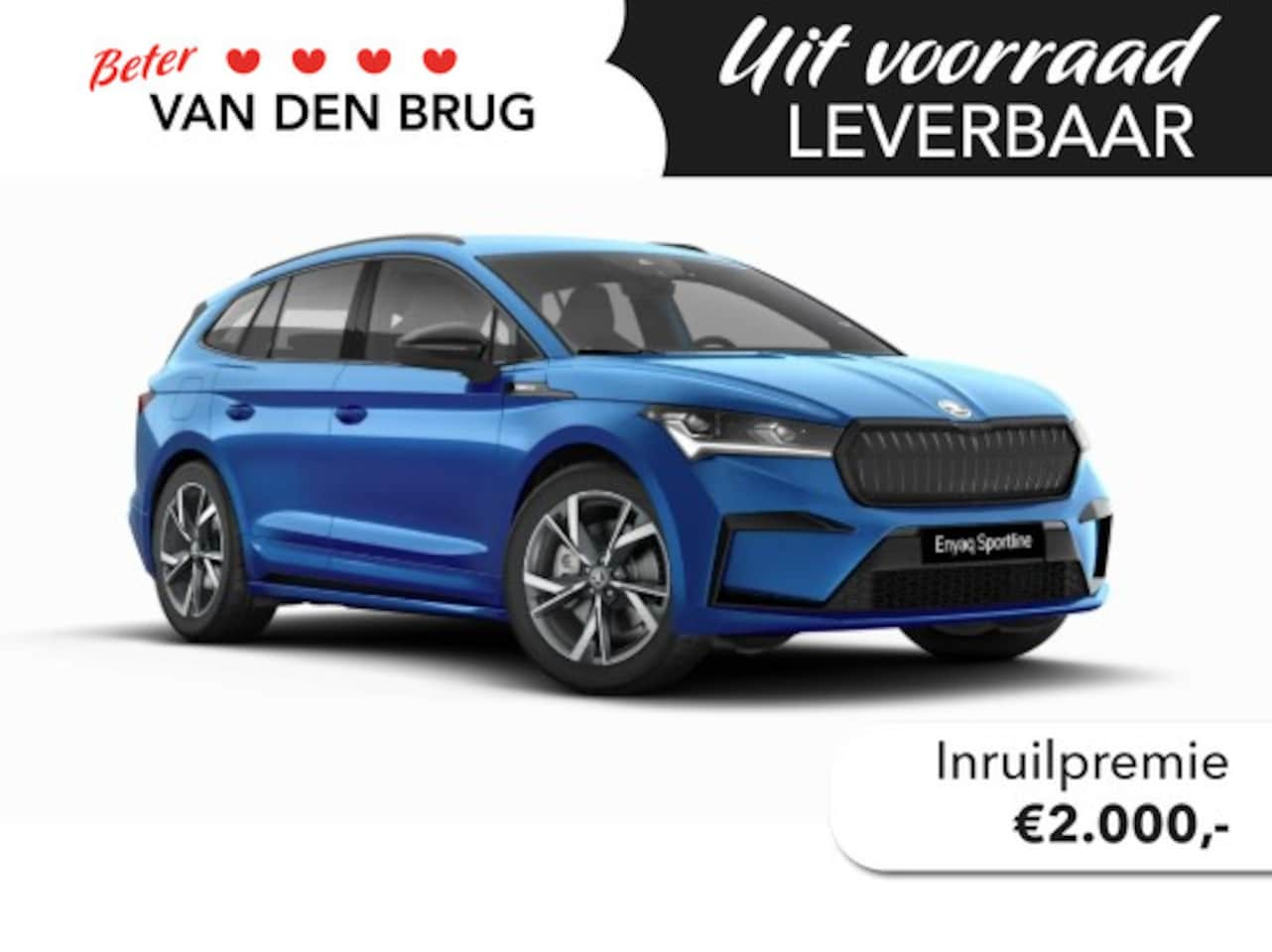 Skoda Enyaq iV - 85 Sportline 286pk | Trekhaak | Panodak | Head-up display | Canton sound | Crystal face | - AutoWereld.nl