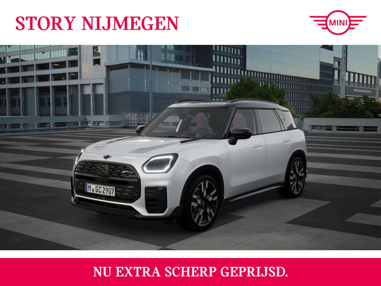 MINI Countryman - S ALL4 Automaat / JCW / Pakket XL / 20" John Cooper Works Flag Spoke 2-tone - AutoWereld.nl