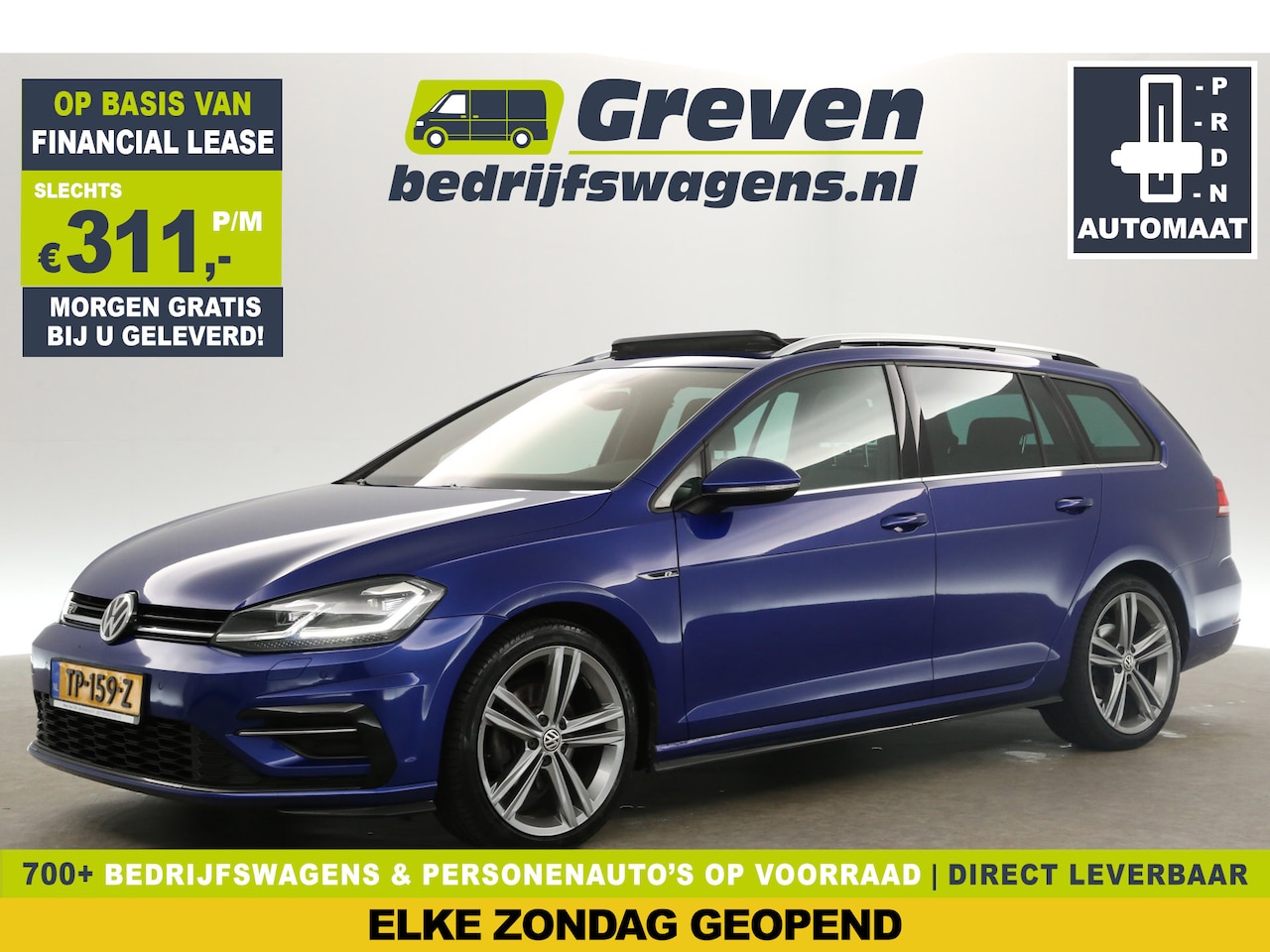 Volkswagen Golf Variant - 1.5 TSI R-line 150PK Pano Carplay Virtual LED Clima Camera ACC Navi DSG 18"LMV Stoelverwar - AutoWereld.nl