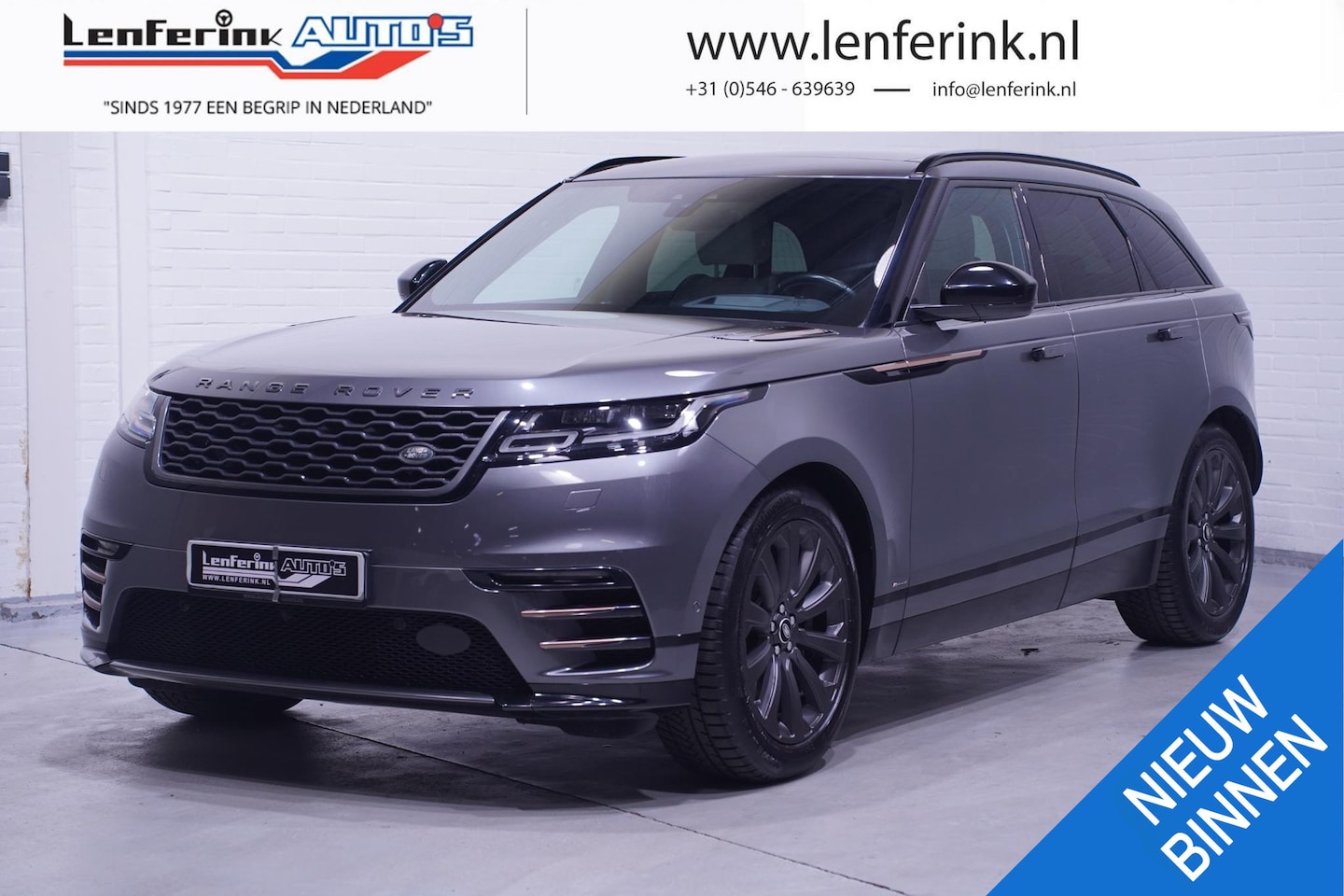 Land Rover Range Rover Velar - 3.0 SDV 6 300pk AWD SE pano-dak meredian-soundsystem memory digi-cockpit black-pack lucht - AutoWereld.nl