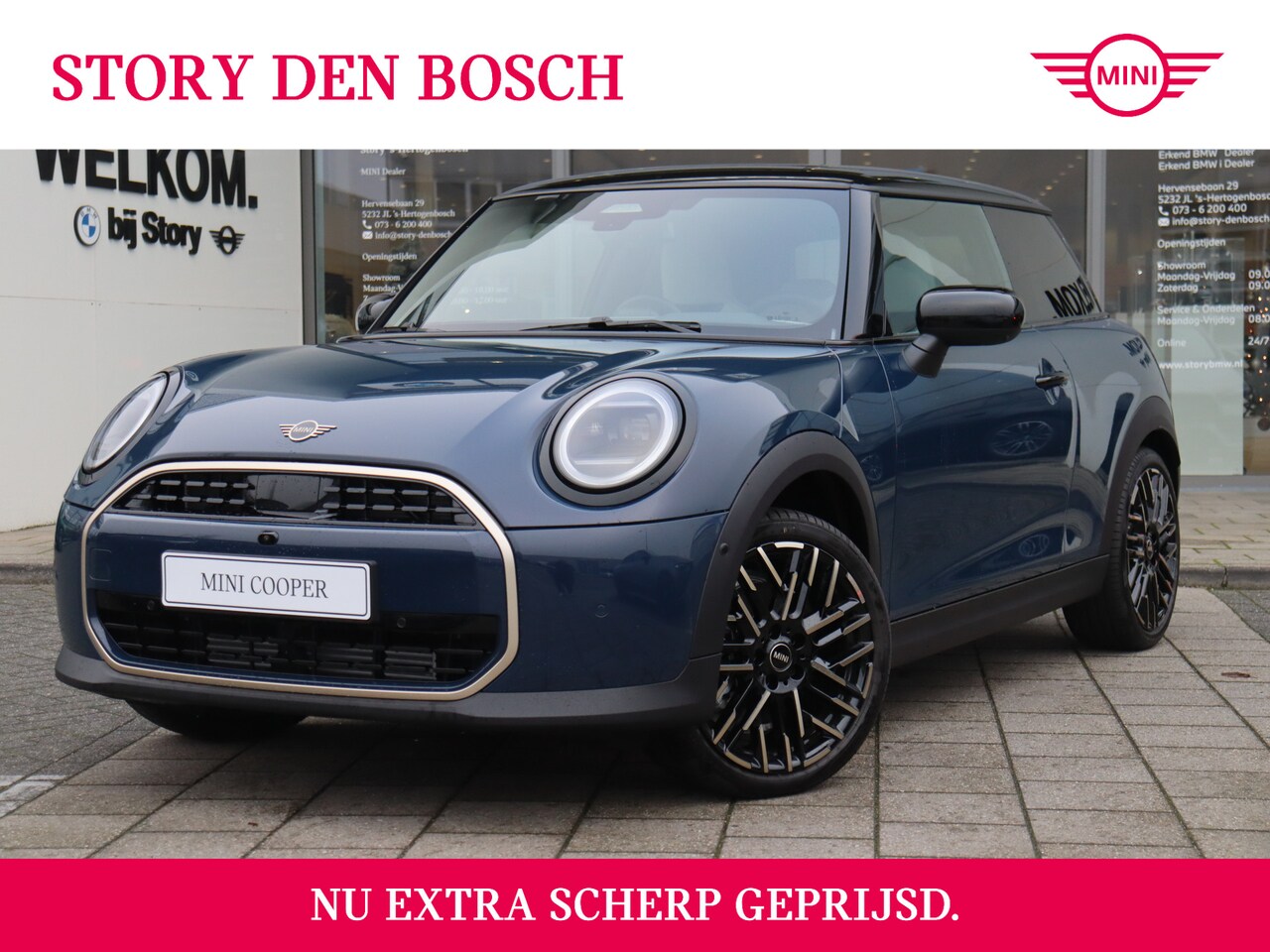 MINI Cooper - Hatchback C Automaat / Favoured Trim / Pakket L / 18 inch Night Flash Spoke 2-tone - AutoWereld.nl