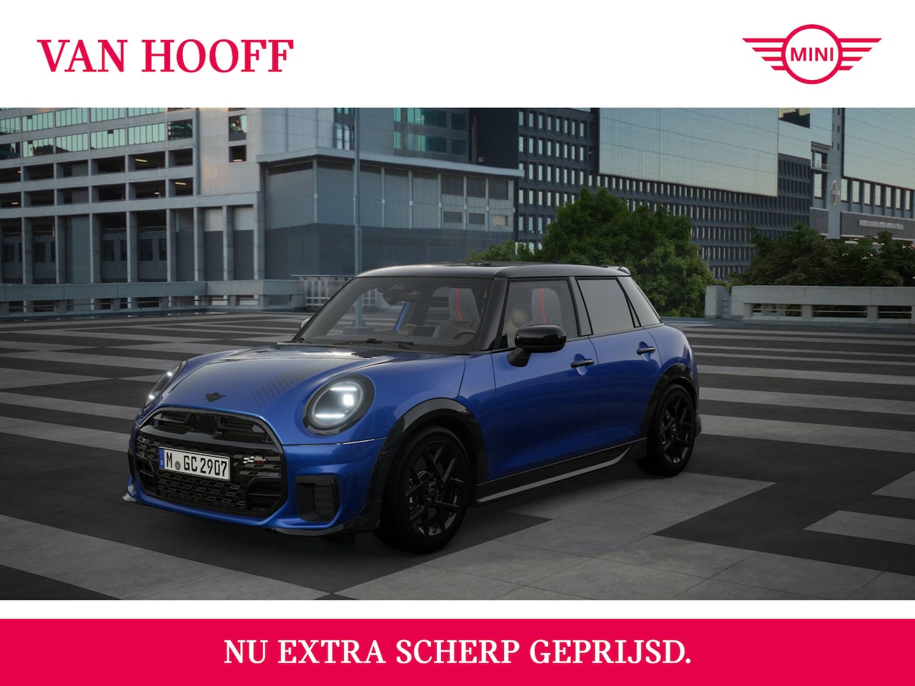 MINI Cooper - Hatchback C Automaat / John Cooper Works / Pakket M / 17" JCW Sprint Spoke black - AutoWereld.nl