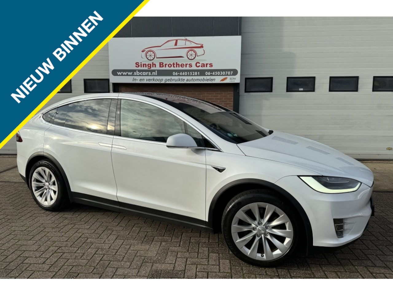 Tesla Model X - 100D Long Range 6p.FSD/NAP/GARANTIE TOT 9-2027 VOL!!! - AutoWereld.nl