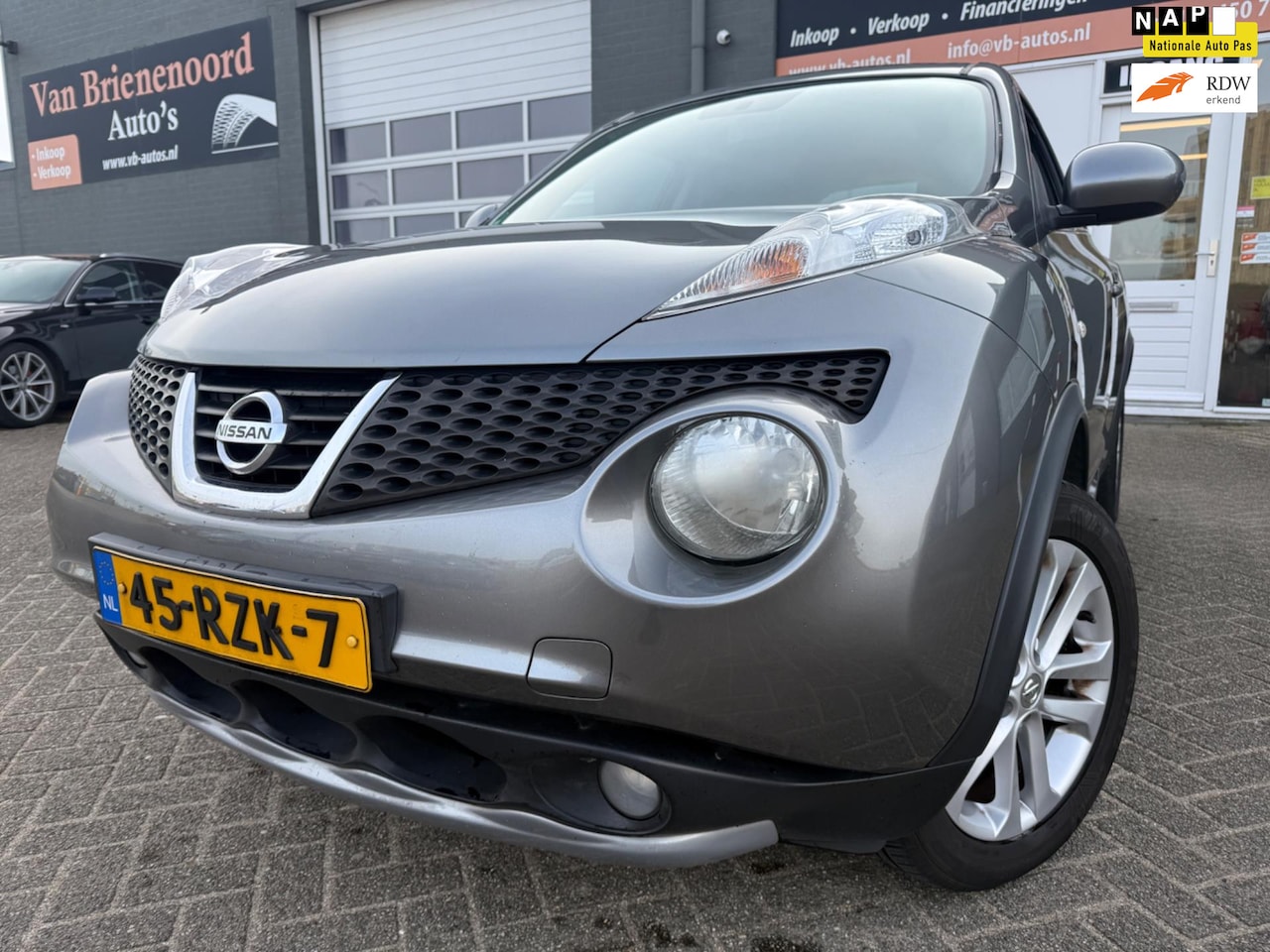 Nissan Juke - 1.6 Acenta met trekhaak en airco en navigatie en bluetooth telefoon en cruise controle - AutoWereld.nl