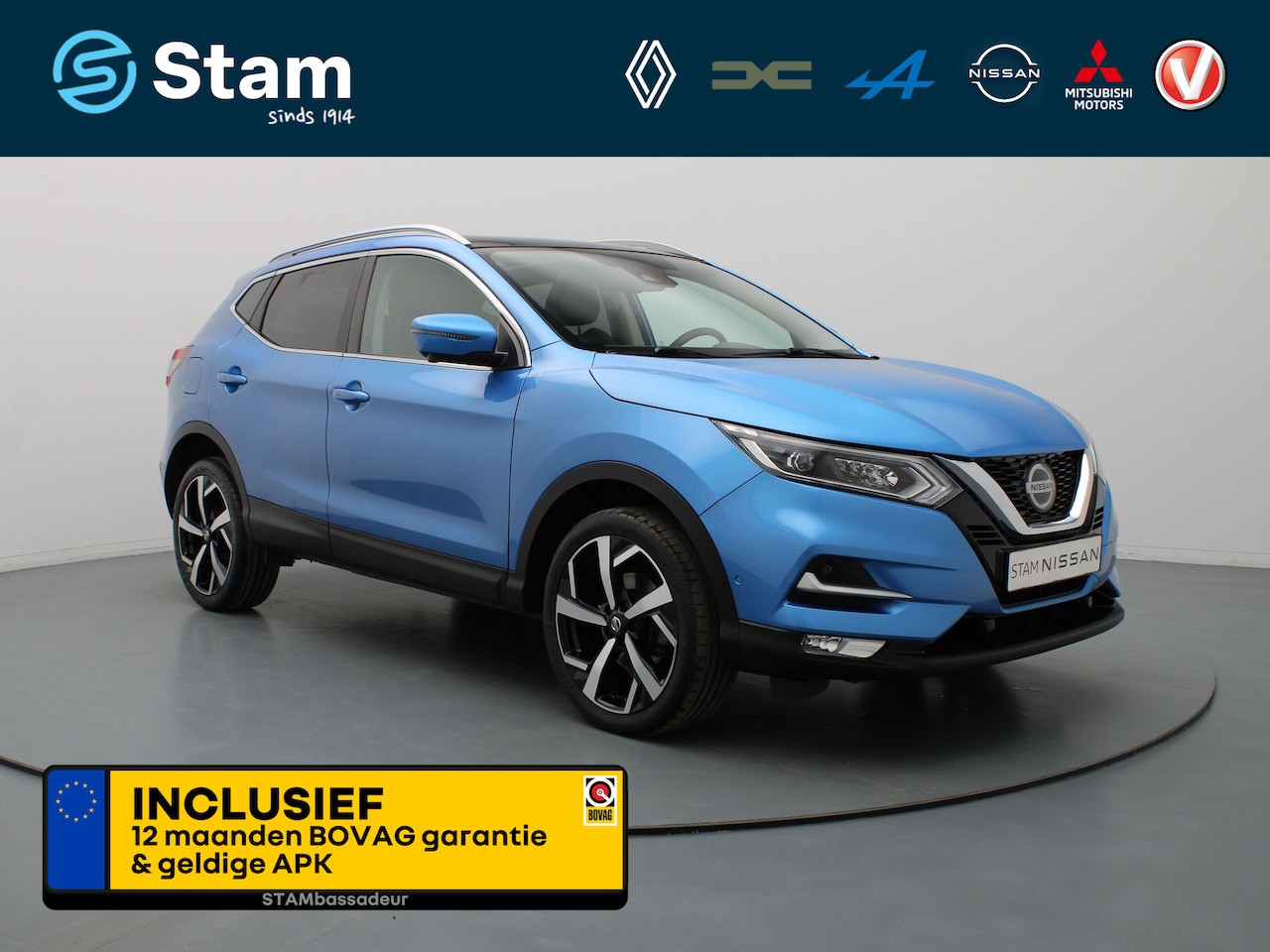 Nissan Qashqai - 140pk DIG-T Tekna Climate control | Navig | Rondomzicht camera - AutoWereld.nl