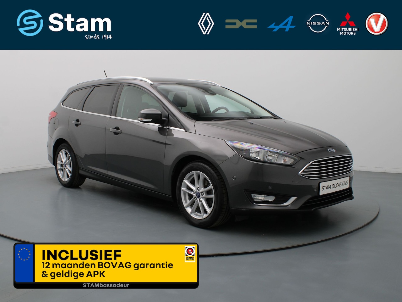 Ford Focus Wagon - 1.0 Titanium Climate control | Navig | Trekhaak - AutoWereld.nl