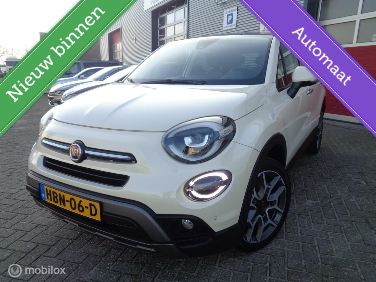 Fiat 500 X Cross - 1.3 GSE City Cross S-Design/Automaat/Airco/Leer/Panodak/PDC/18''Lm/Slechts 65000km - AutoWereld.nl