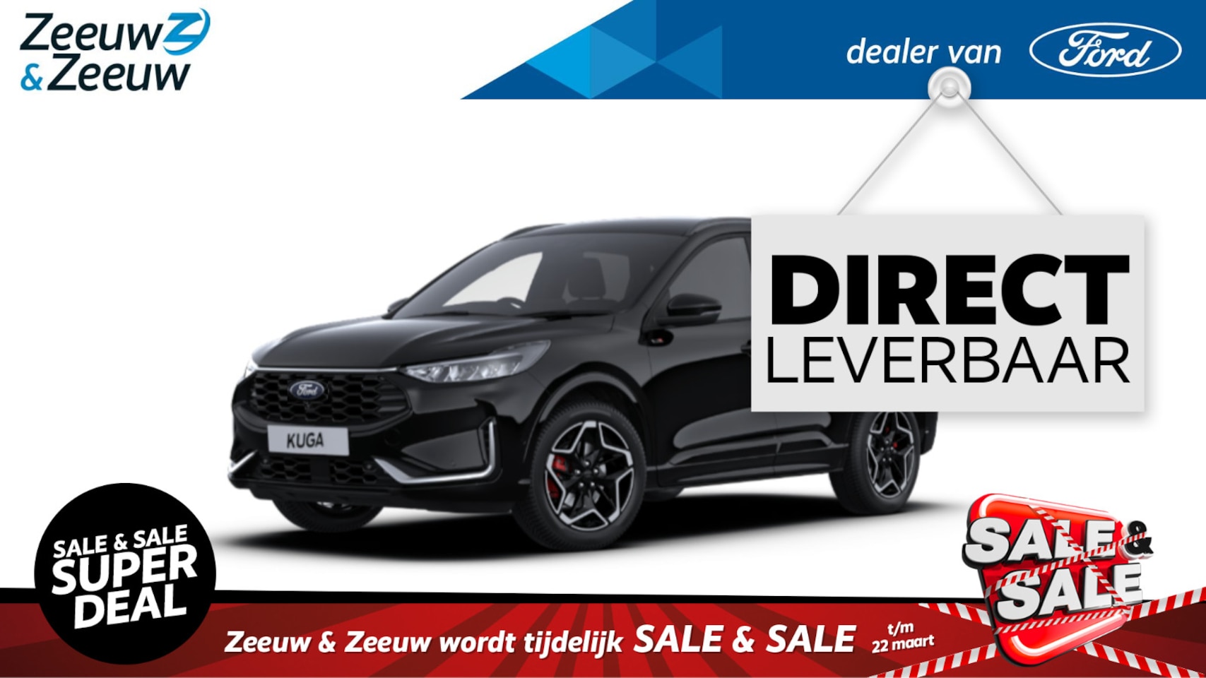 Ford Kuga - 2.5 PHEV ST-Line X | 19 inch Alloy Wielen | Verwarmbare voorstoelen | voorruitverwarming | - AutoWereld.nl