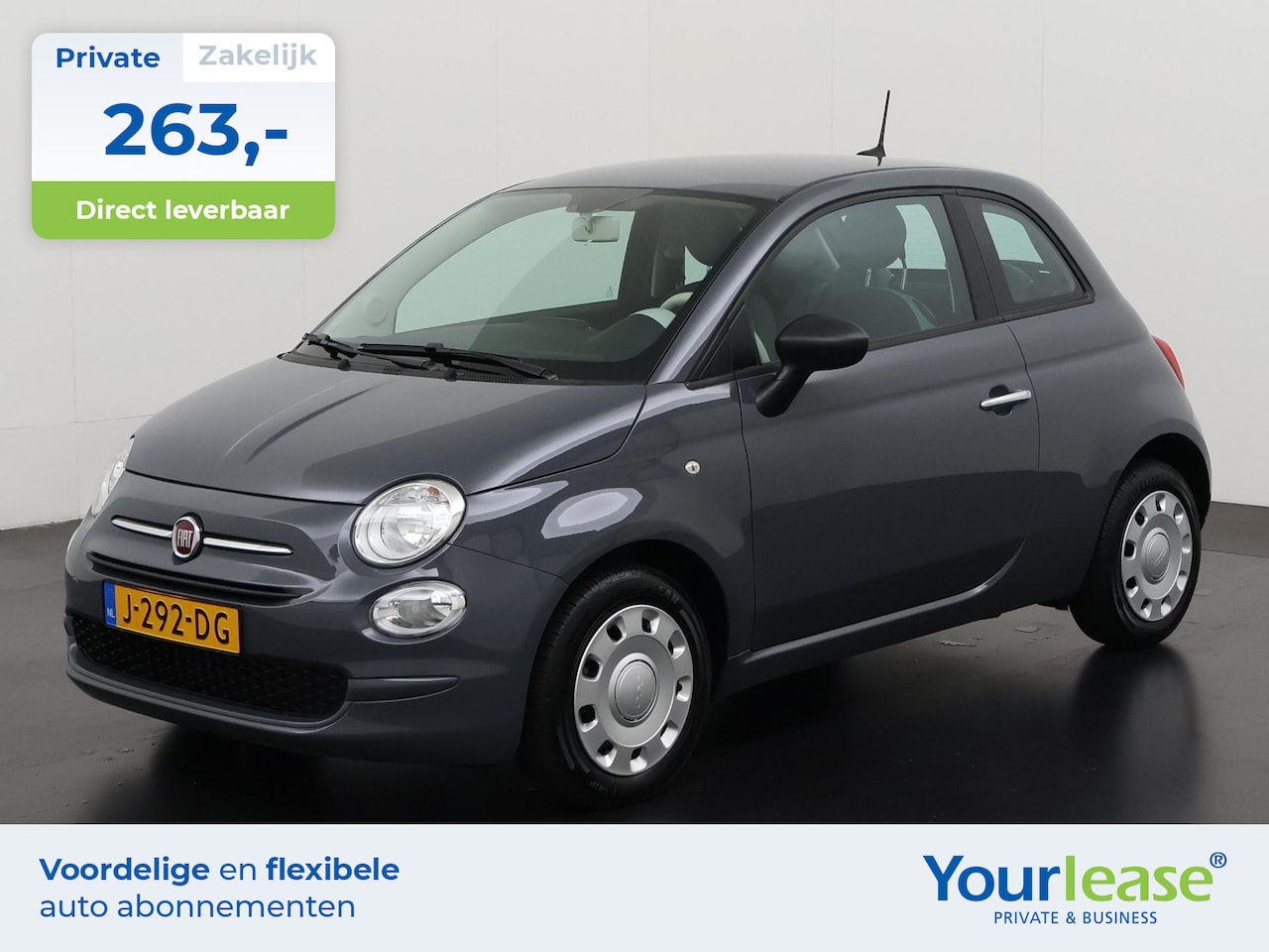 Fiat 500 - 1.0 Hybrid Pop | All-in 263,- Private Lease | Zondag Open! - AutoWereld.nl