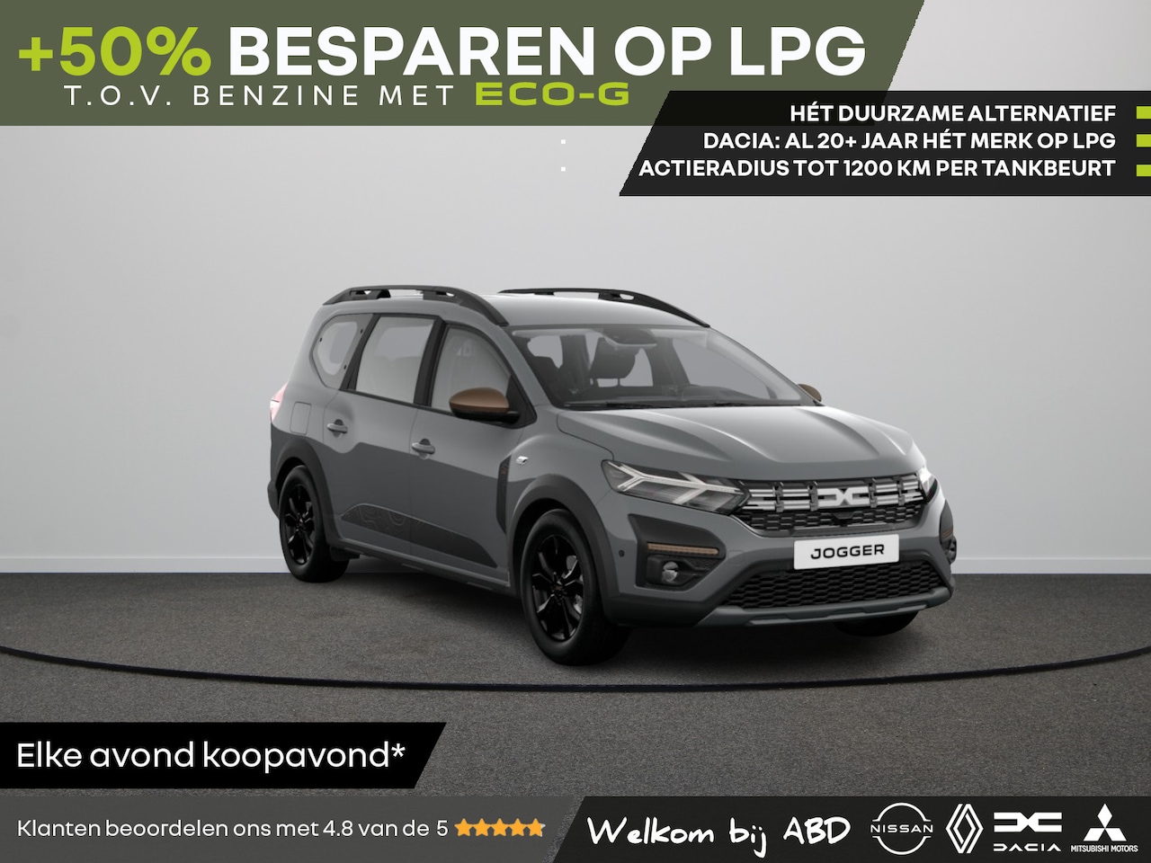 Dacia Jogger - TCe 100 ECO-G 6MT Extreme 7-zits | Achteruitrijcamera | Bekleding ‘Extreme’ met rode detai - AutoWereld.nl