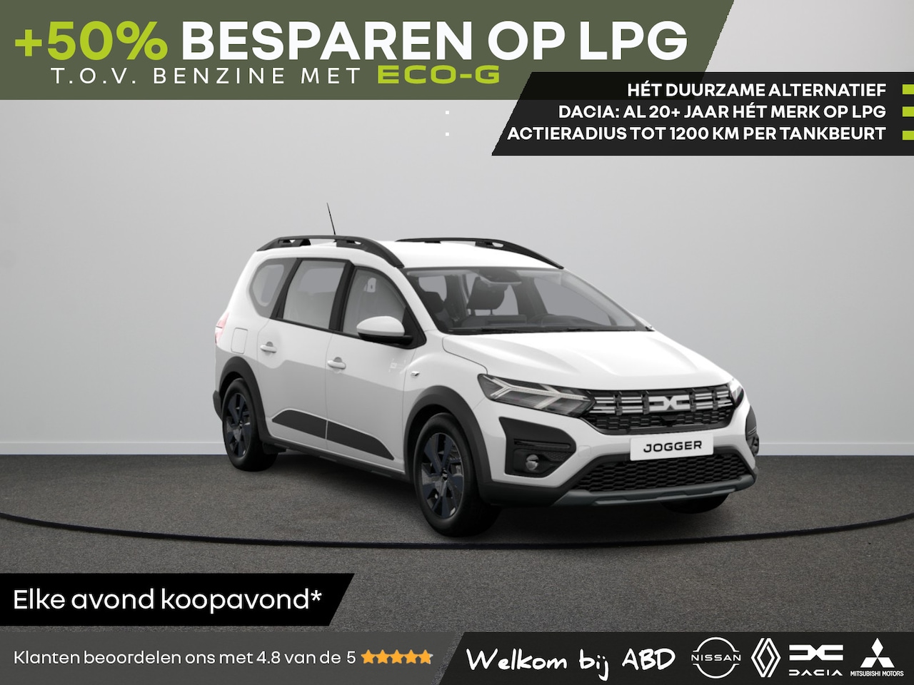 Dacia Jogger - TCe 100 ECO-G 6MT Expression 7-zits | Bekleding ‘Expression’ | Cruise Control met snelheid - AutoWereld.nl