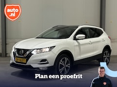 Nissan Qashqai - 1.2 N-Connecta | Panoramadak | Rondom Camera | Cruise Control | Keyless | Navigatie | 18"L