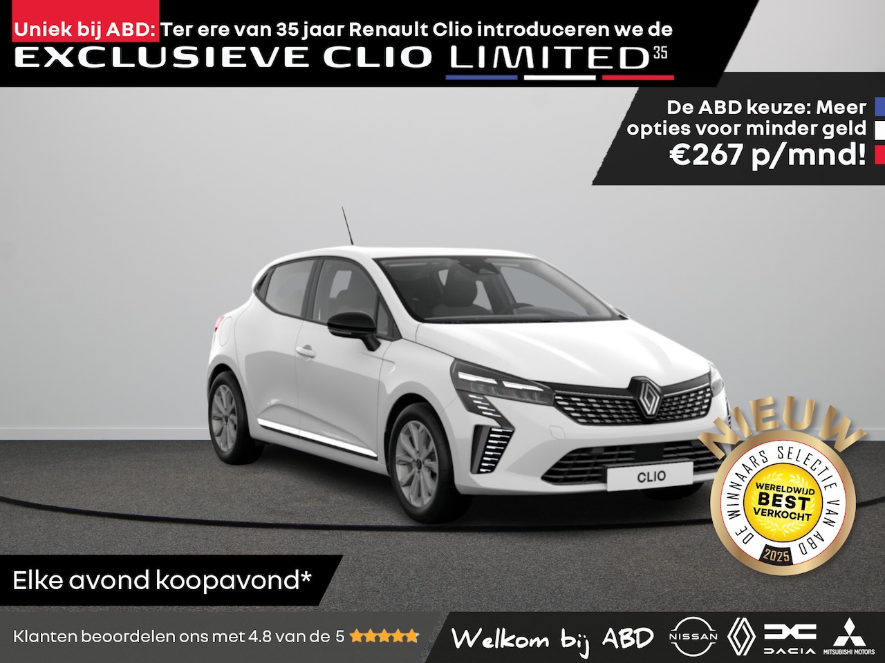 Renault Clio - TCe 100 GPF Bi-Fuel 6MT Evolution | Ter ere van 35 jaar Renault Clio introduceren we de ex - AutoWereld.nl