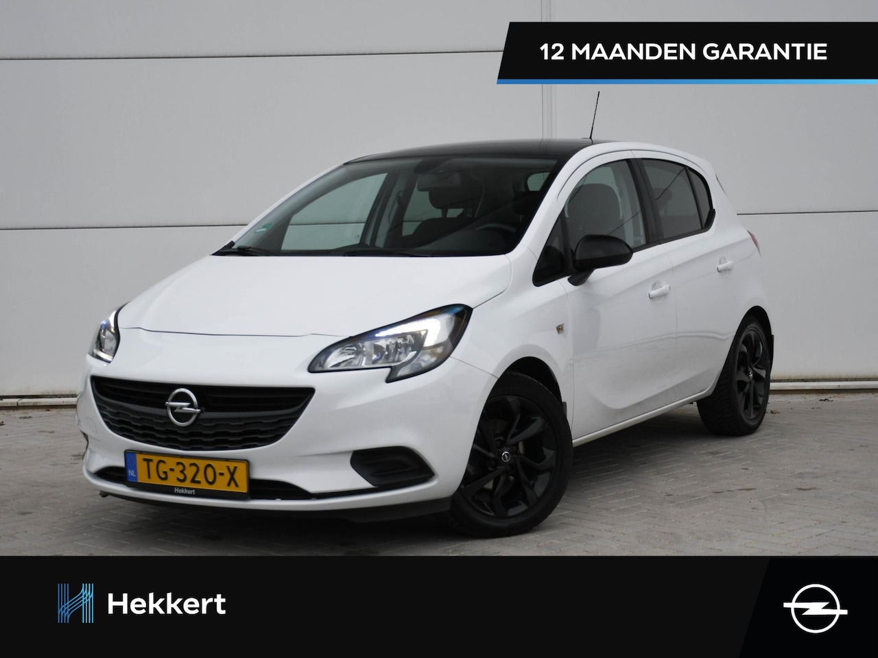 Opel Corsa - Black Edition 1.4 90pk NAVI | DAB | TREKHAAK | APPLE CARPLAY | USB | 16''LM | CRUISE | 12M - AutoWereld.nl