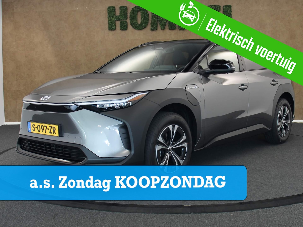 Toyota bZ4X - Dynamic 71 kWh 100% ELEKTRISCH 3 fase laden - PANORAMA DAK - NAVIGATIE - NEDERLANDSE AUTO - AutoWereld.nl