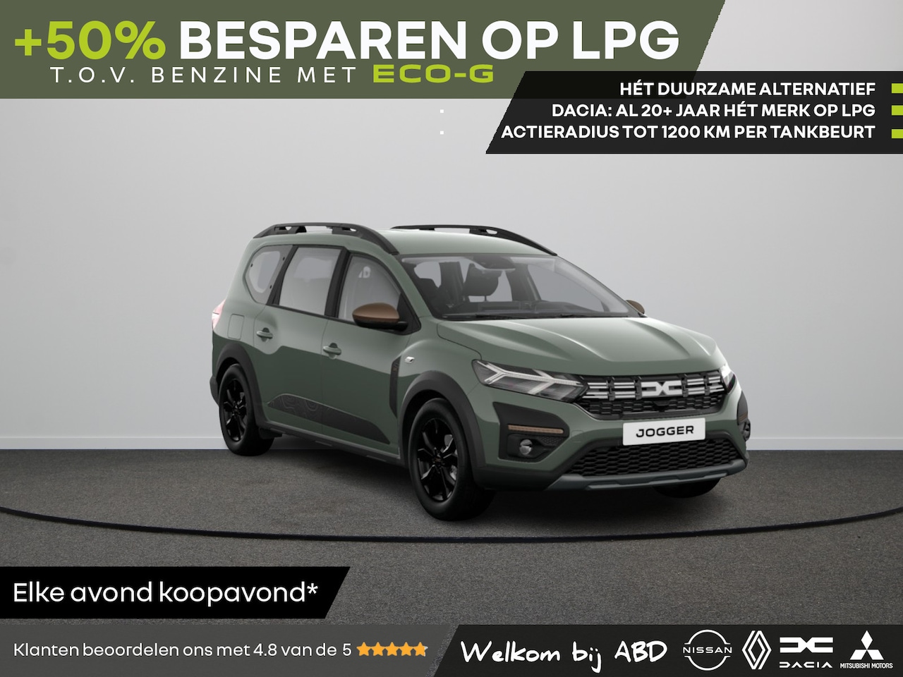 Dacia Jogger - TCe 100 ECO-G 6MT Extreme 7-zits | Achteruitrijcamera | Bekleding ‘Extreme’ met rode detai - AutoWereld.nl