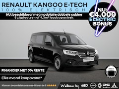 Renault Kangoo E-Tech - Dubbele Cabine L2H1 44kWh 120 1AT Advance | Cruise control en snelheidsbegrenzer | Elektri