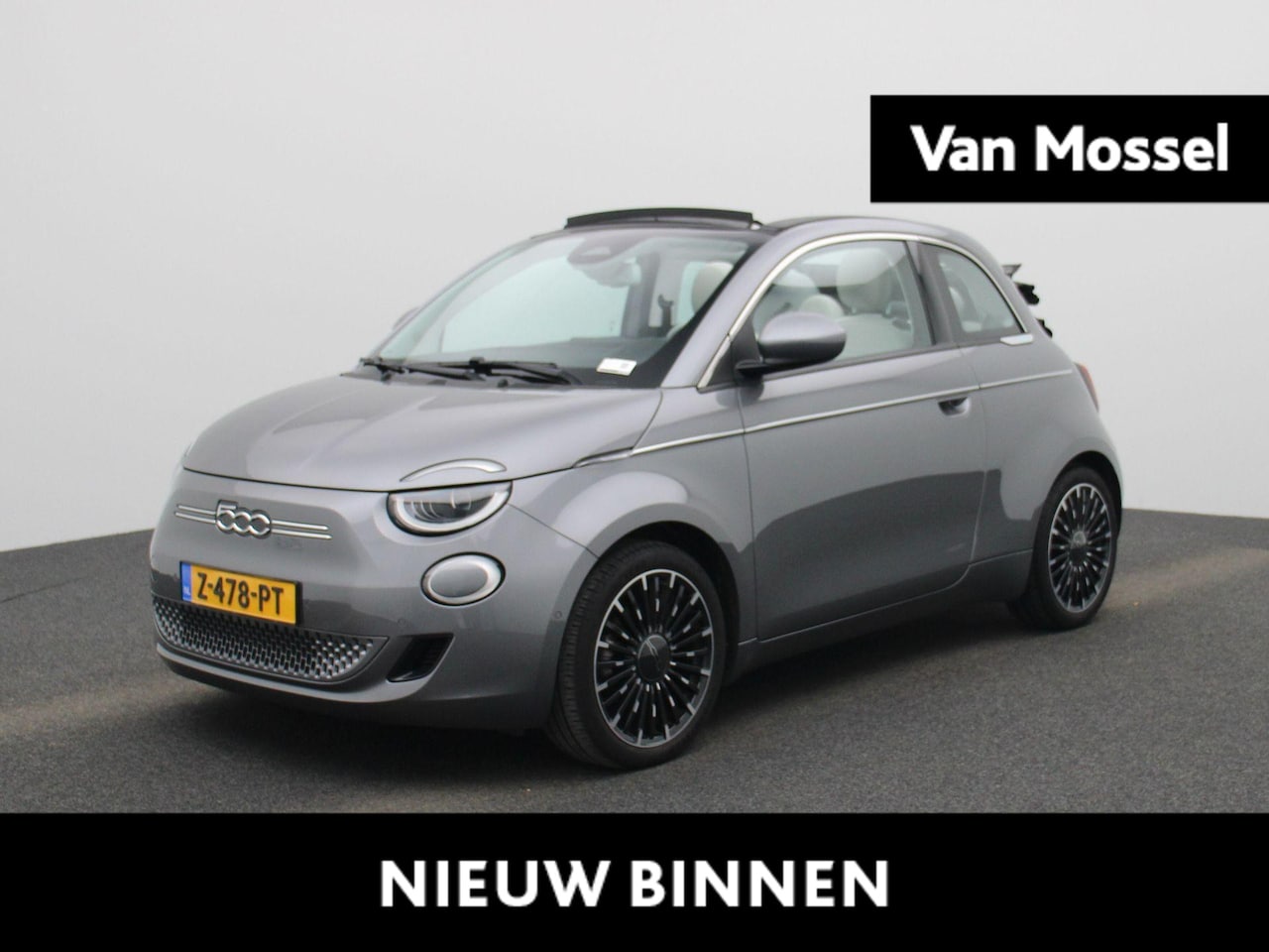 Fiat 500 C - La Prima 42 kWh | Achteruitrijcamera | Parkeersensoren | - AutoWereld.nl