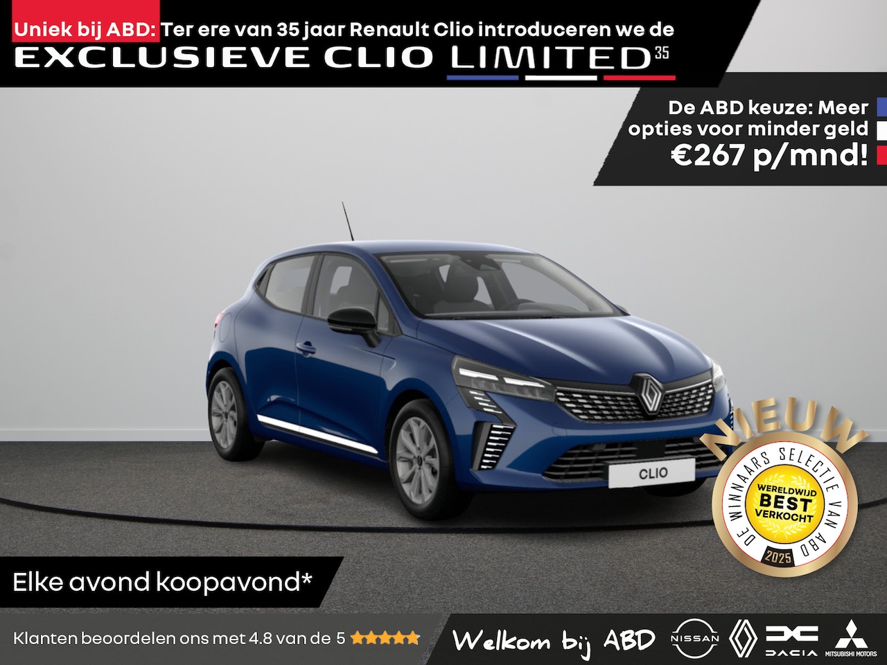 Renault Clio - Hybrid 145 E-TECH Evolution | Ter ere van 35 jaar Renault Clio introduceren we de exclusie - AutoWereld.nl