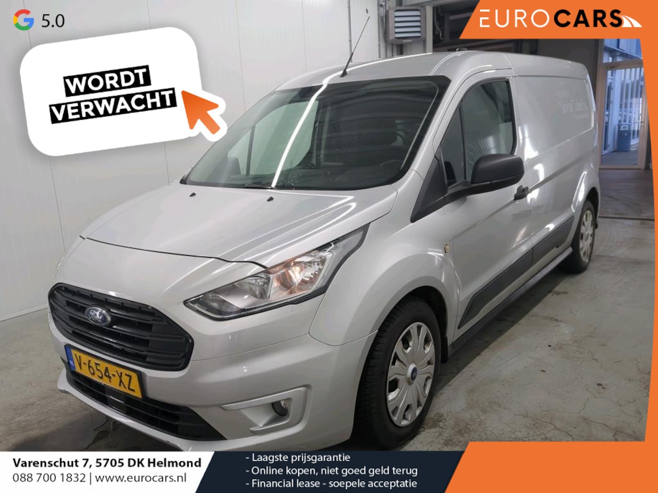 Ford Transit Connect - 1.5 EcoBlue L2 Trend Airco Navi App Connect Carplay Bluetooth Cruise Control PDC + Camera - AutoWereld.nl