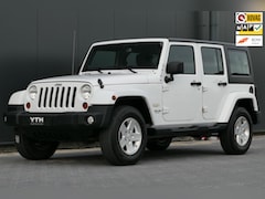 Jeep Wrangler Unlimited - 3.6 Sahara Facelift Freedomtop Softtop Airco Trekhaak Alpine