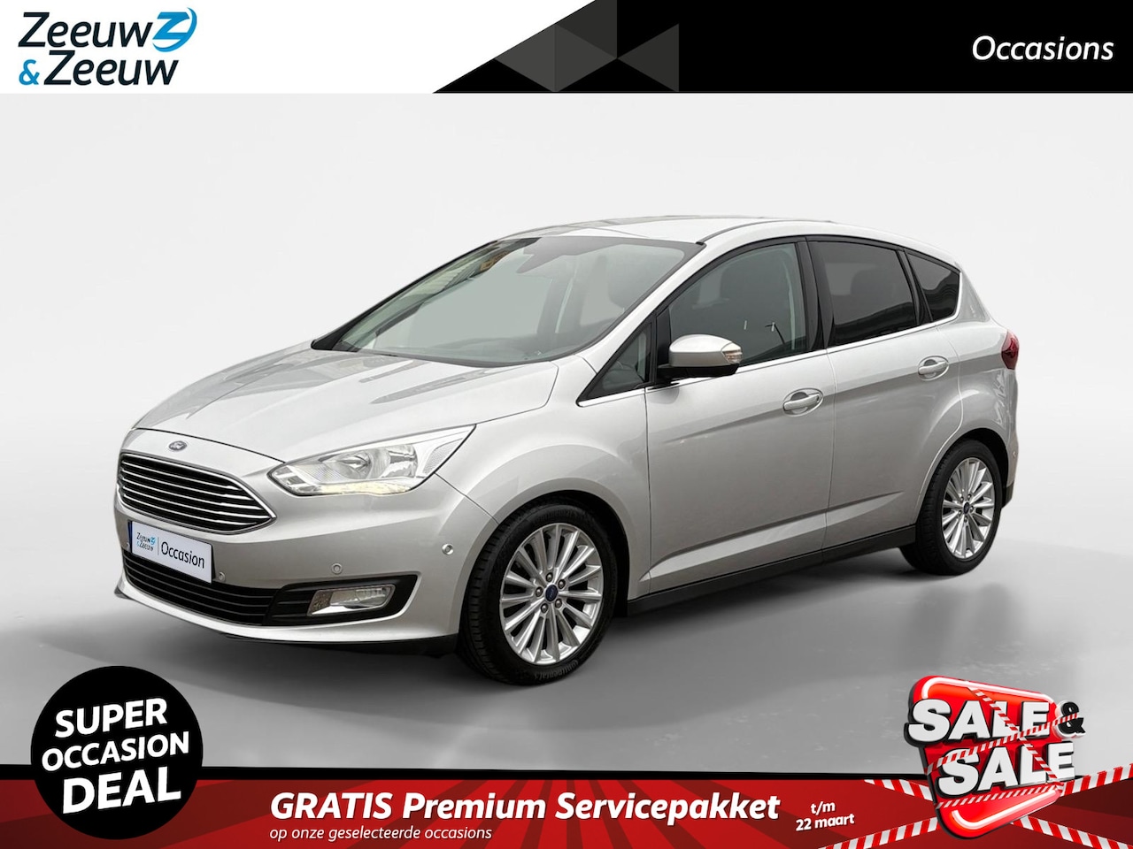 Ford C-Max - 1.5 Titanium | Trekhaak | Voorruit Verwarming | Cruise Control | Climate Control | - AutoWereld.nl