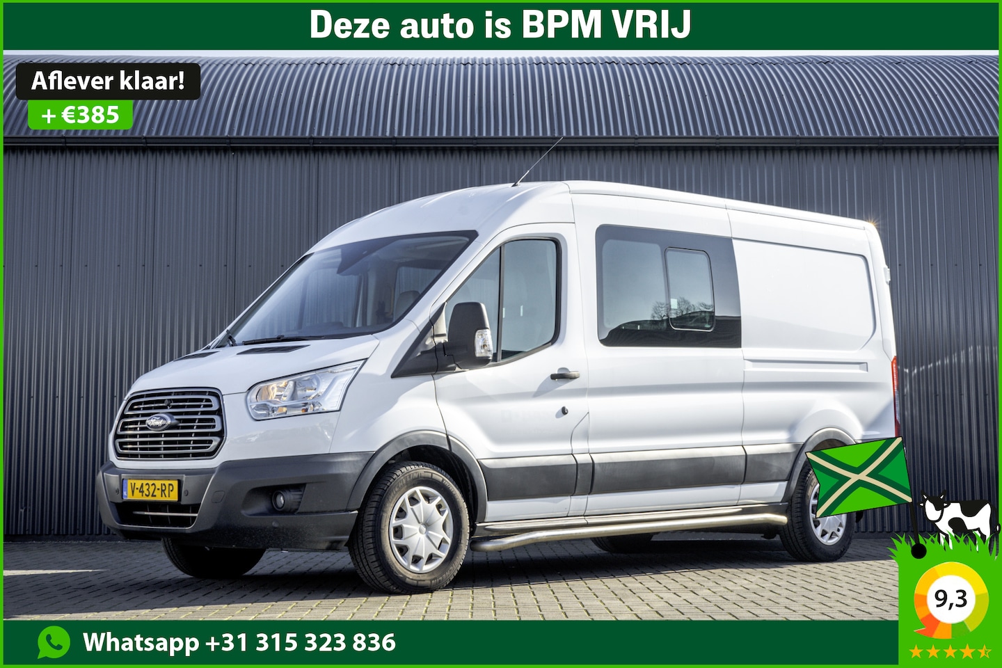 Ford Transit - 2.0 TDCI L3H2 | Euro 6 | 131 PK | 6-Persoons | Topconditie | Camera | Cruise | Airco | PDC - AutoWereld.nl