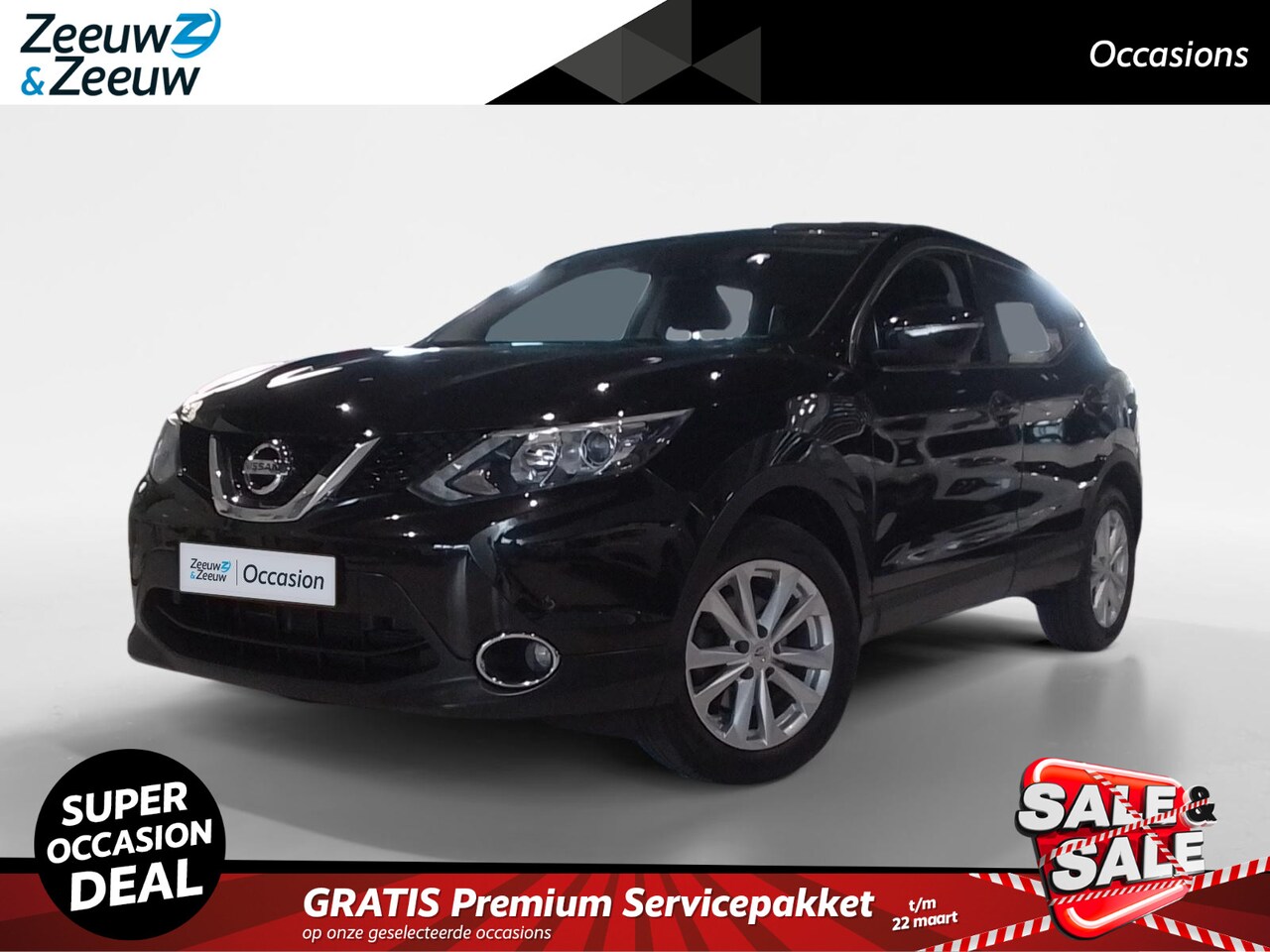 Nissan Qashqai - 1.2 Premier Edition | Navigatie | Parkeersensoren voor en achter | Achteruitrijcamera | Tr - AutoWereld.nl