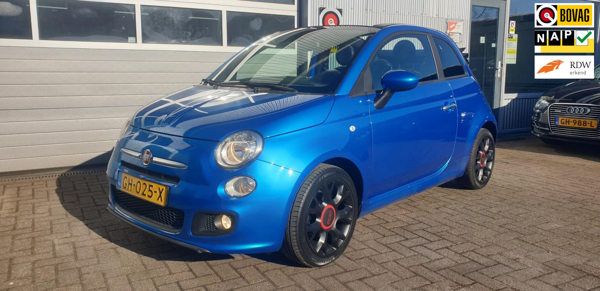 Fiat 500 C - 0.9 TwinAir Turbo 500S Cabrio Dak - AutoWereld.nl