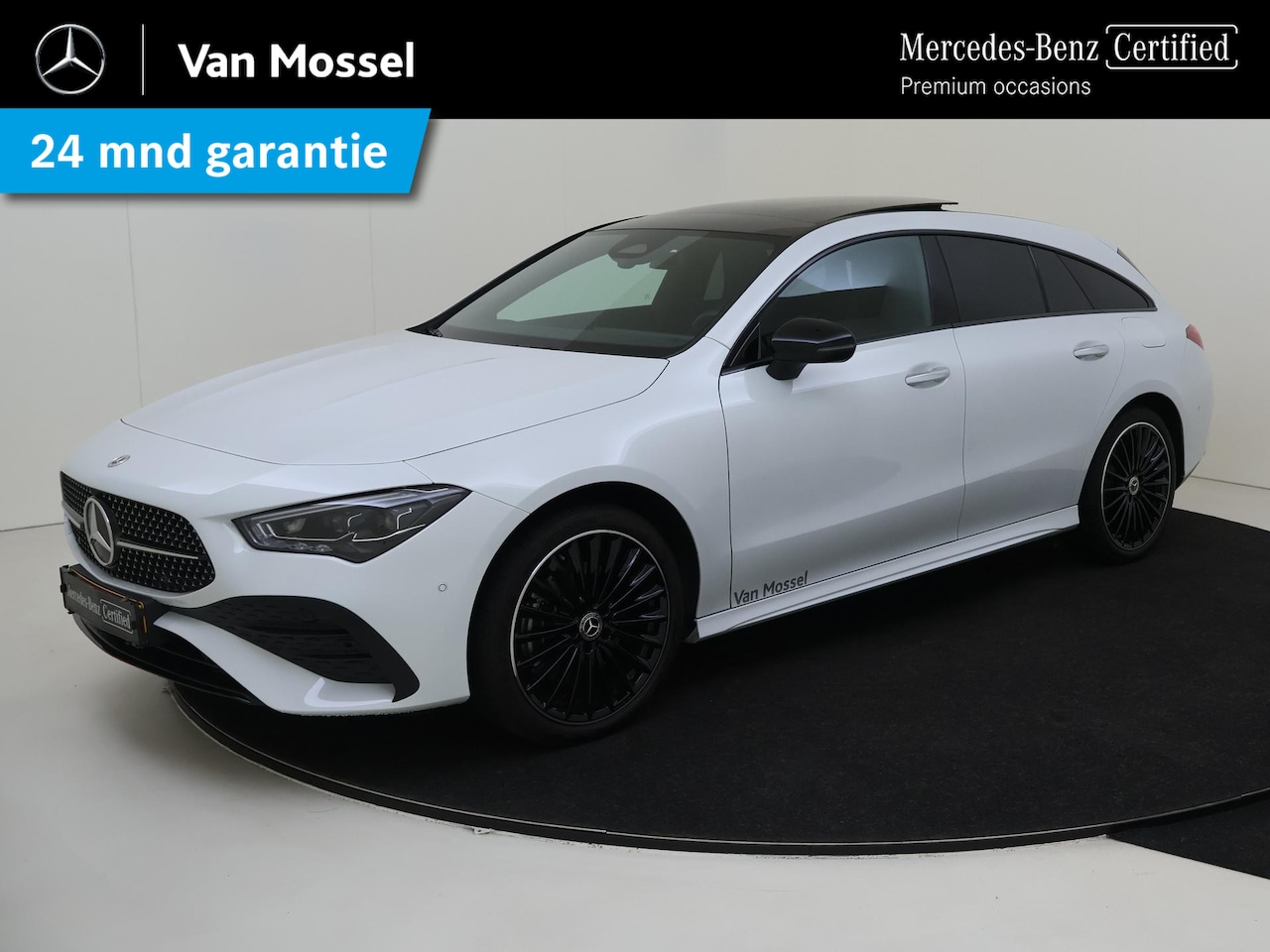 Mercedes-Benz CLA-klasse Shooting Brake - 250 e AMG Line Night / PARKTRONIC / Dodehoek assistent / Trekhaak / MULTIBEAM / KEYLESS GO - AutoWereld.nl