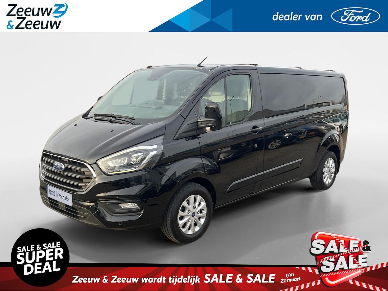 Ford Transit Custom - 300 2.0 TDCI L2H1 Limited 130 pk Automaat | LM velgen | Achteruitrijcamera | Stoelverwarmi - AutoWereld.nl