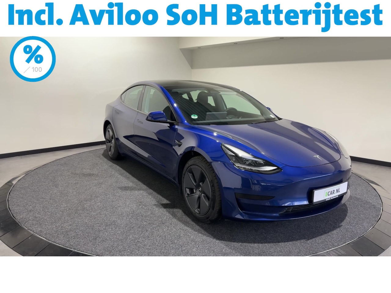 Tesla Model 3 - Standard RWD Plus 60 kWh | Panoramadak | Lichtmetalen velgen Soh (batterijtest ) 92,96% sc - AutoWereld.nl