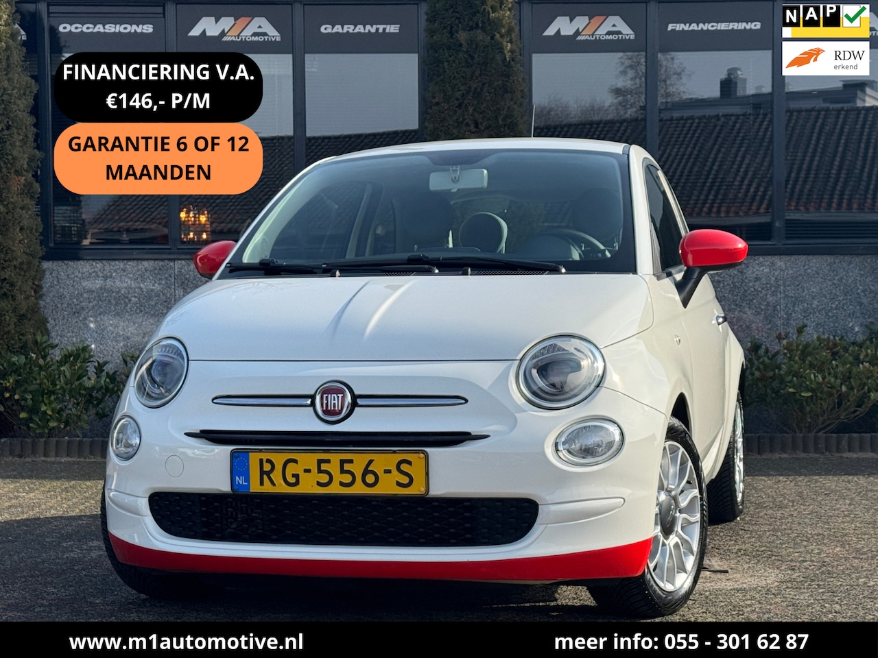 Fiat 500 - 0.9 TwinAir Turbo | Airco | 1e eigenaar - AutoWereld.nl