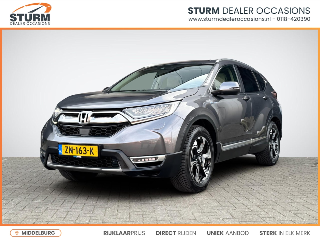 Honda CR-V - 2.0 Hybrid AWD Executive | Trekhaak | Panoramadak | Vol-Leder | Apple Carplay/Android Auto - AutoWereld.nl